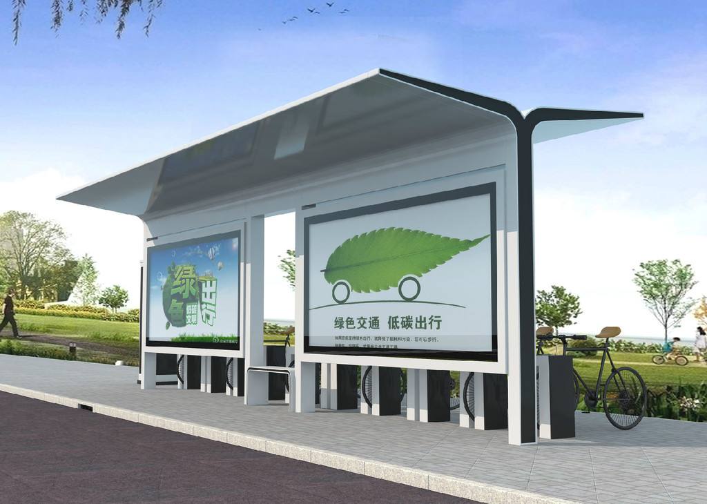 公交候车亭的组成部分